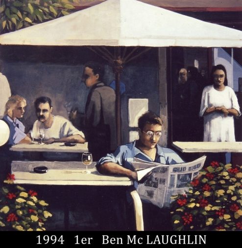 1994 Prime 1er Ben Mc LAUGHLIN Concours de peinture 64 salies à peindre