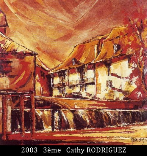 2003 Prime 3ème Cathy RODRIGUEZ Concours de peinture 64 salies à peindre