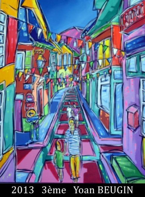 2013 Prime 3ème Yoan BEUGIN Concours de peinture 64 salies à peindre