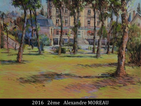 2016 Prime 2ème Alexandre MOREAU Concours de peinture 64 salies à peindre