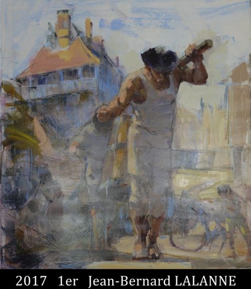 2017 Prime 1er Jean-Bernard LALANNE Concours de peinture 64 salies à peindre