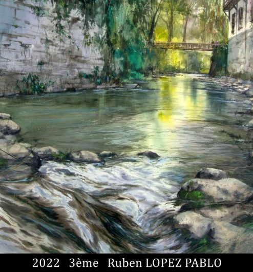 2022 Prime 3ème Ruben LOPEZ PABLO Concours de peinture 64 salies à peindre
