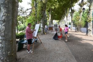 Concours Salies a peindre Peintres du concours Allee platane H600